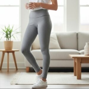 No Boundaries Gray Leggings High Waist Stretchy